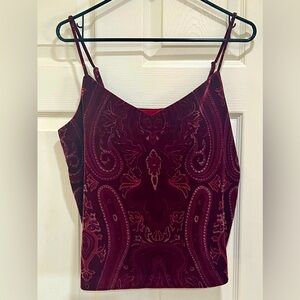 NWOT Rachel Zoe Velour Tank